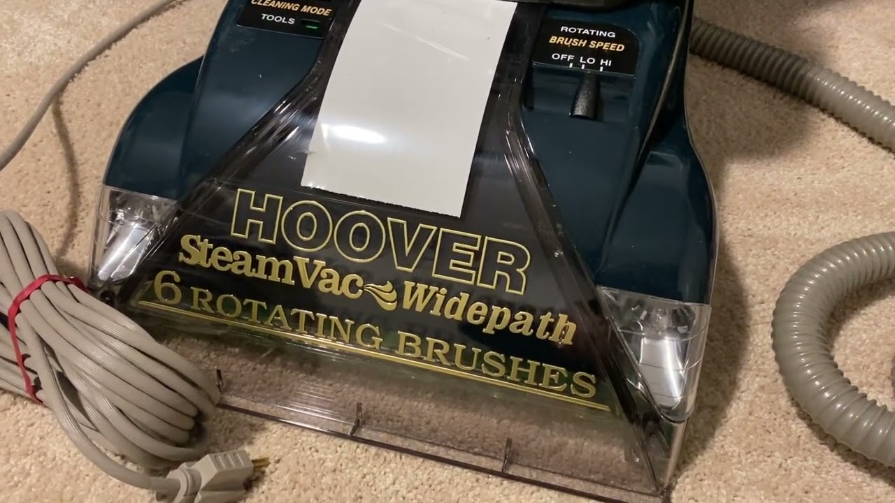 2000 Hoover SteamVac Widepath LS Unboxing