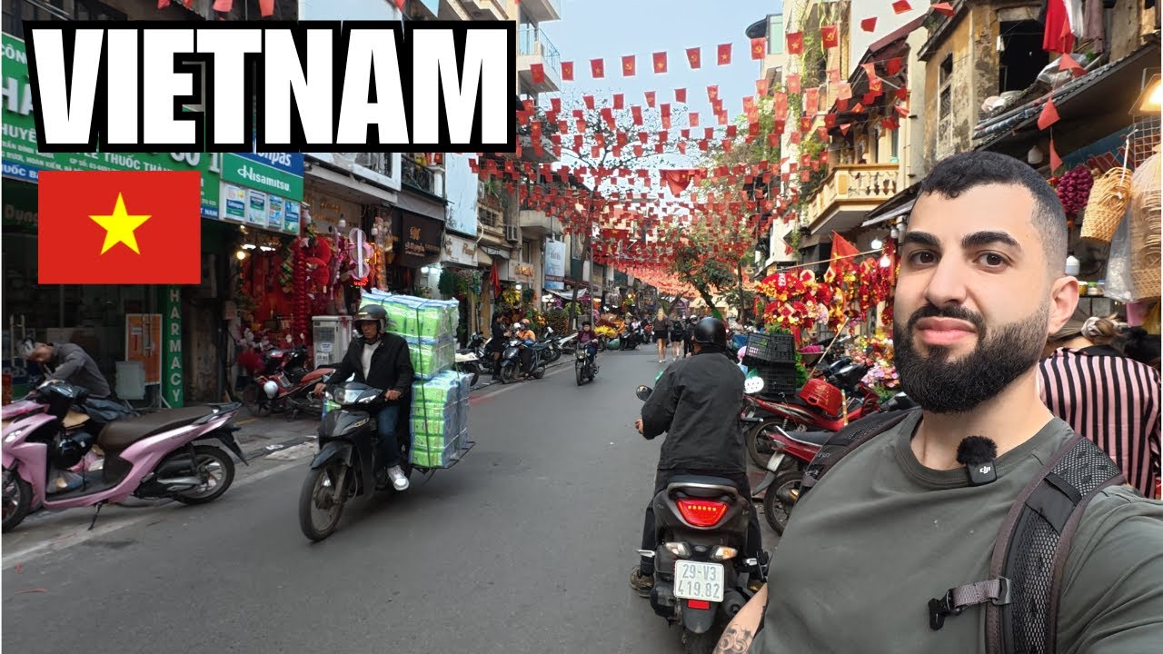 My First Day in Vietnam 🇻🇳 | Hanoi Street Life