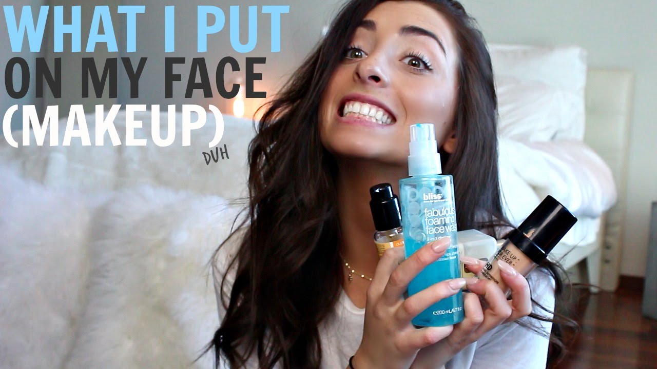 EVERYTHING I PUT ON MY FACE
