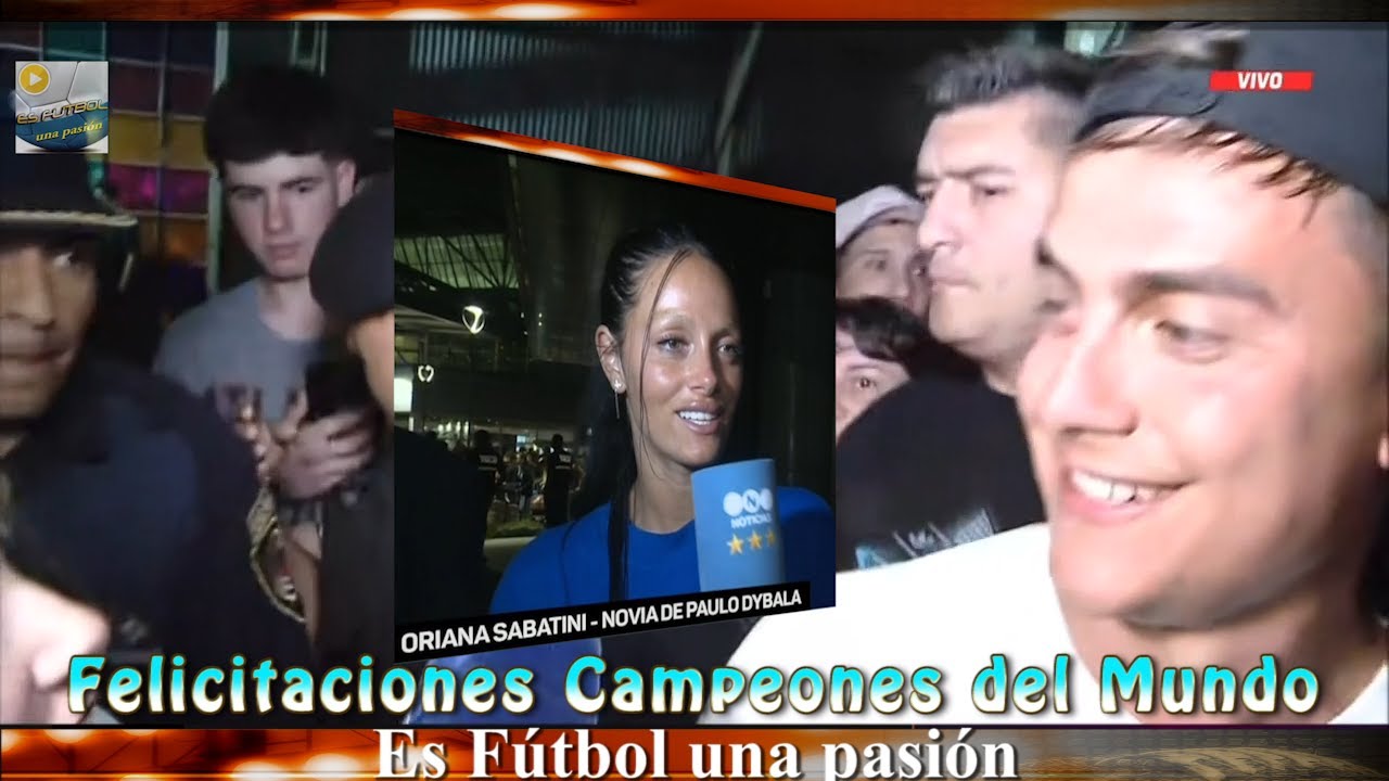 Campeones del Mundo: Paulo Dybala y Oriana Sabatini 20/12/2022