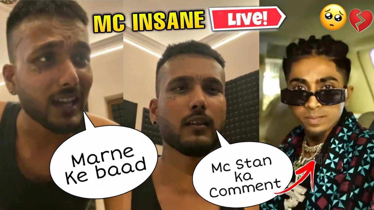 MC INSANE LIVE TALKING ABOUT MC STAN & HIS LOVE STORY |