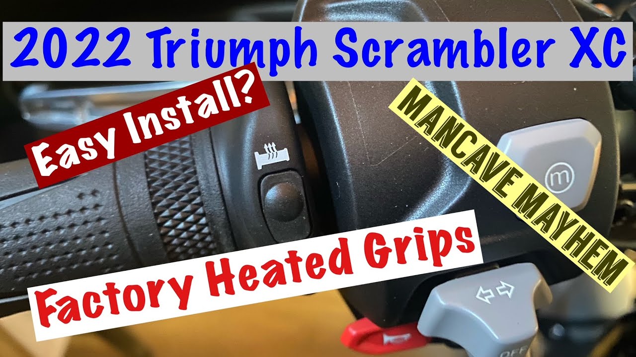 Triumph 1200 XC Factory Heated Grip Installation