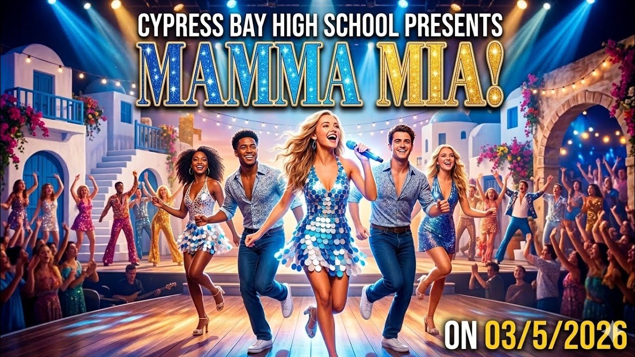 Mamma Mia Performed by Cypress Bay High School. Scenes from the performances on 3/05/26 HIGHLIGHTS 