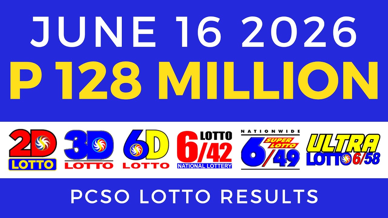 Lotto Result Today 9PM June 16 2026 PCSO