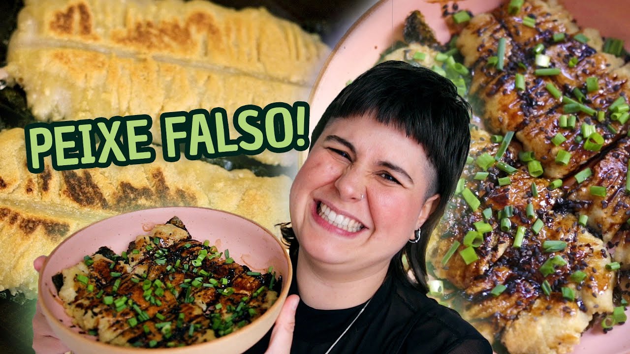 FAZENDO PEIXE VEGANO PELA PRIMEIRA VEZ | fica muito parecido!