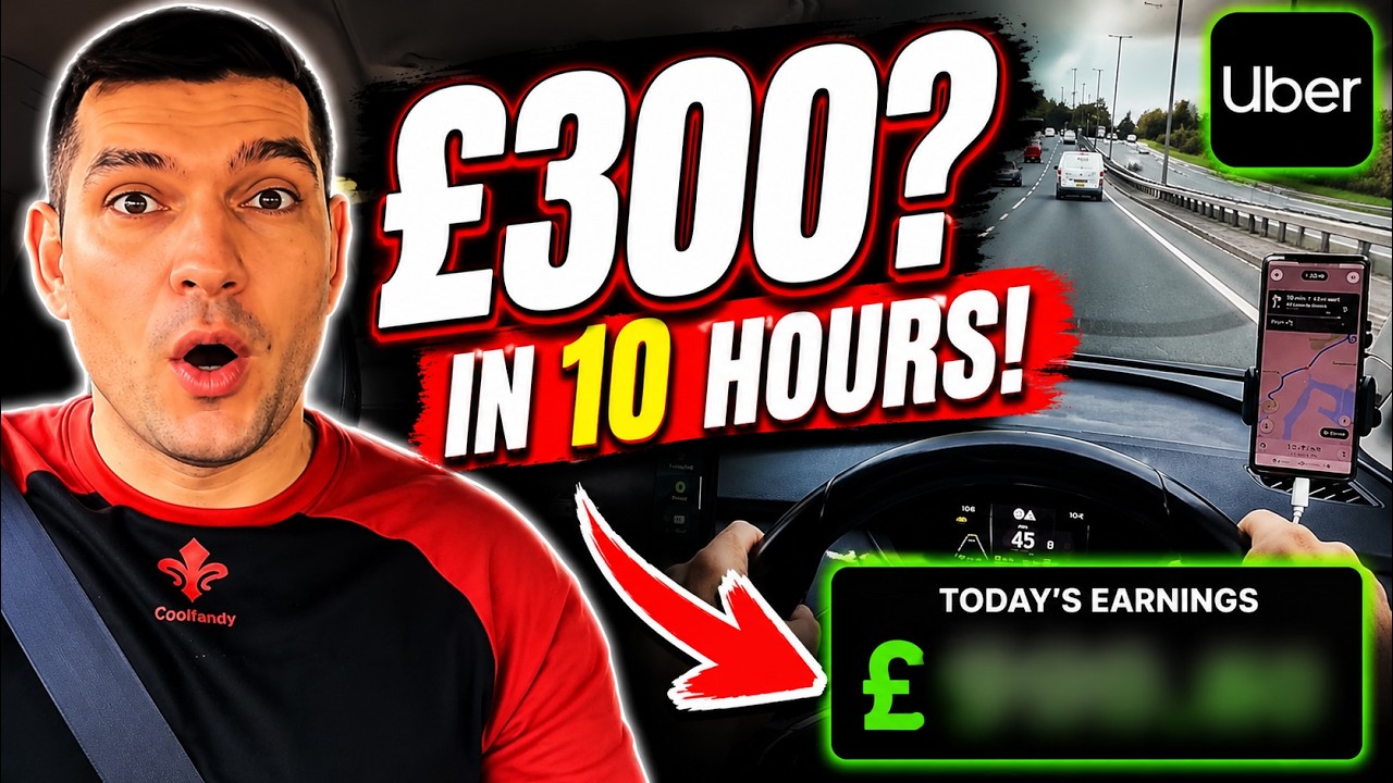 Can You Make £300 in One Day Driving Uber in the UK? My 10-Hour Saturday Shift