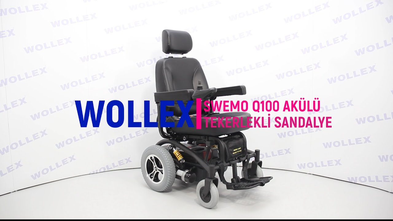 WOLLEX Swemo Q100 Akülü Tekerlekli Sandalye (Kaptan Koltuklu) Kullanımı