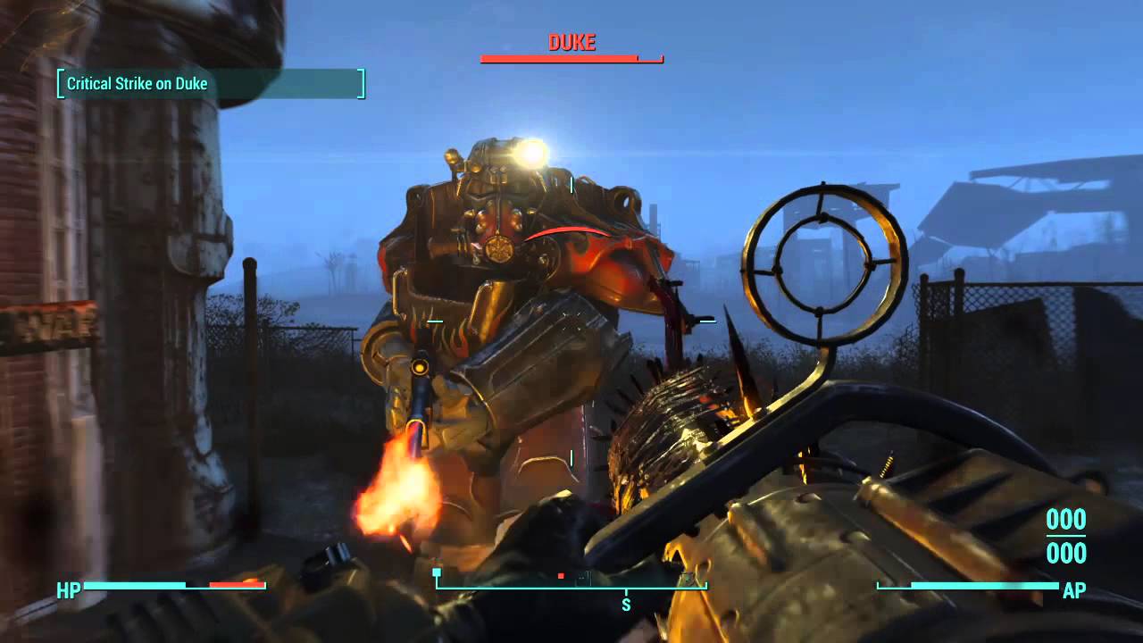Minigun shredder test