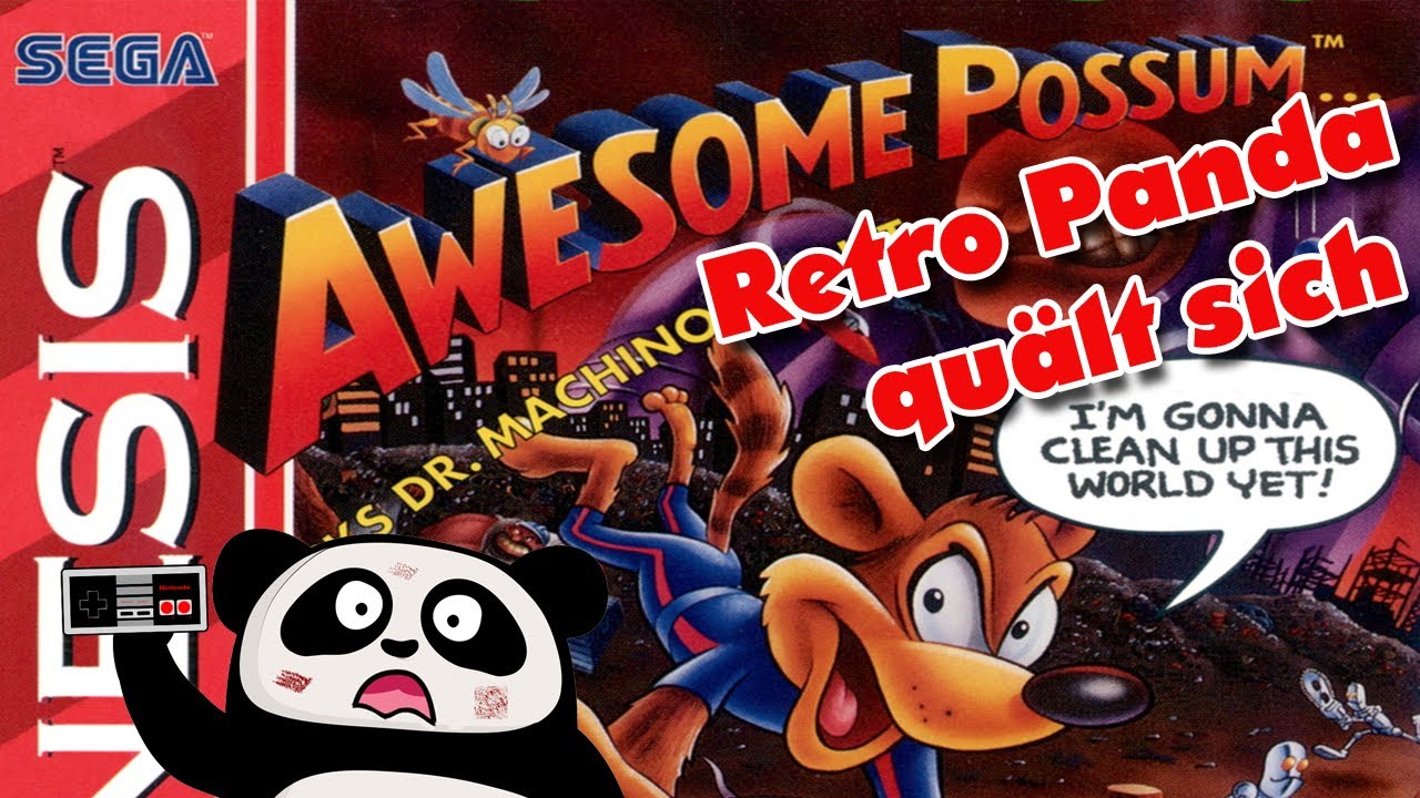 Retro Panda quält sich: Awesome Possum (Mega Drive)!