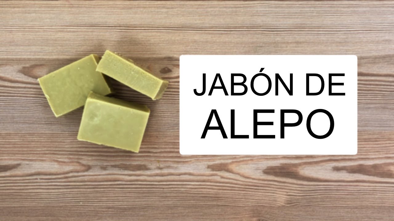 📌 Cómo hacer JABÓN de ALEPO Casero 🧼