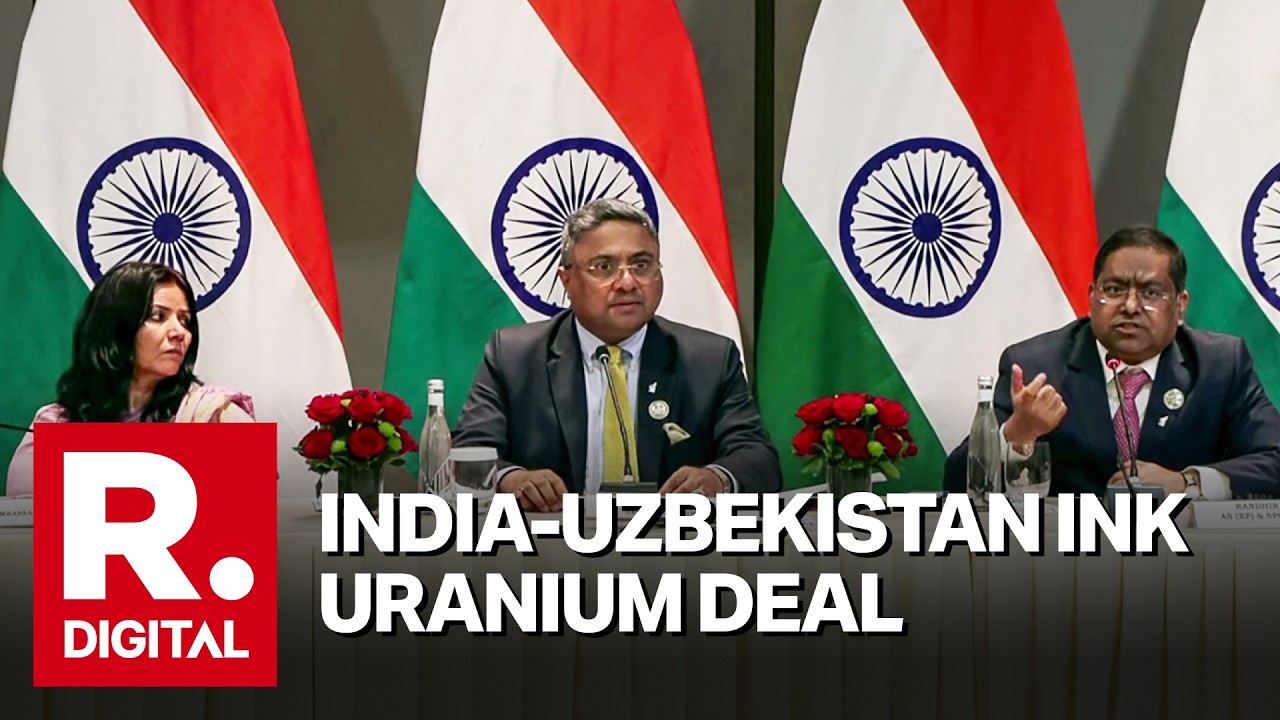 India-Uzbekistan Ink Long-Term Uranium Deal As PM Modi Wraps Key Visit