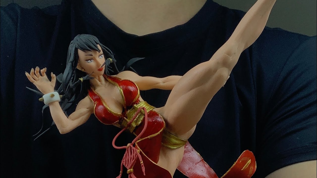 sculpting Chun li | street fighter | how to make | figure | Trungkienclay