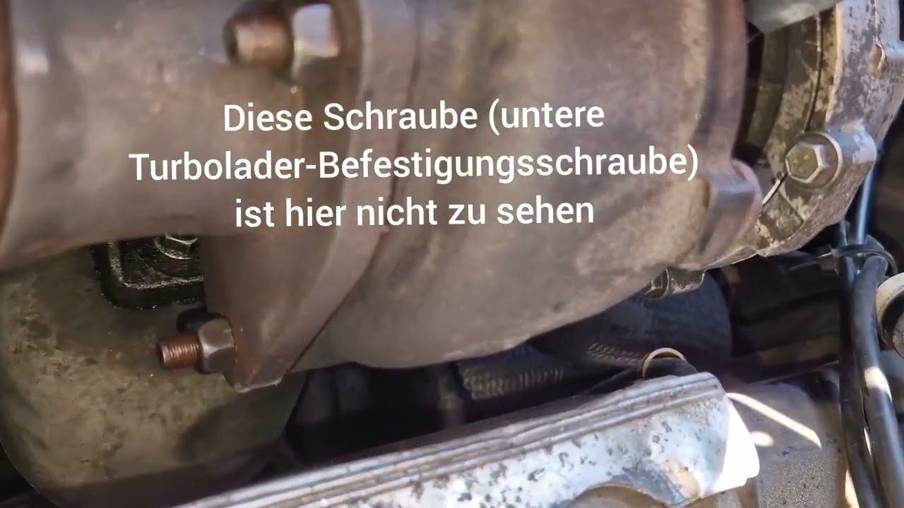 Garett Turbolader Ausbau/Einbau 110 PS Passat 1.9 TDI AFN
