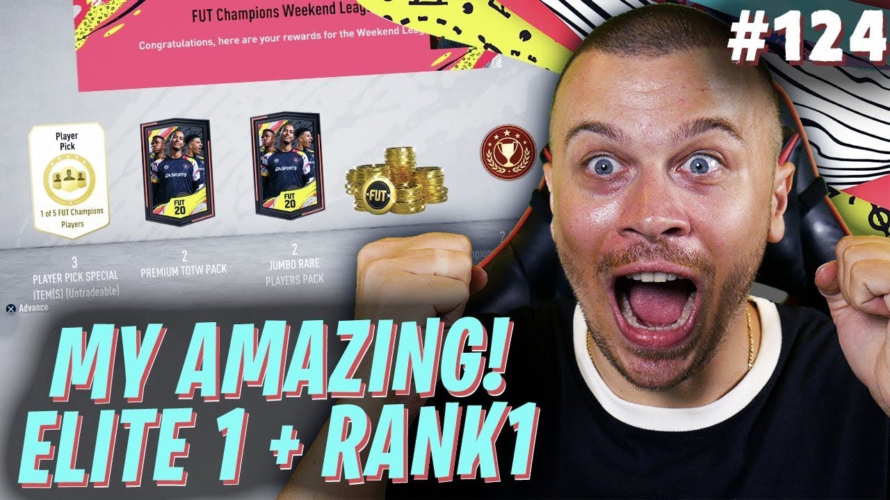FIFA 20 MY AMAZING ELITE 1 FUT CHAMPIONS & RANK 1 DIVISION RIVALS REWARDS! INSANE WALKOUTS!