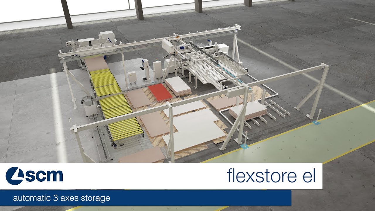 SCM Flexstore EL - Automatic 3 axes storage