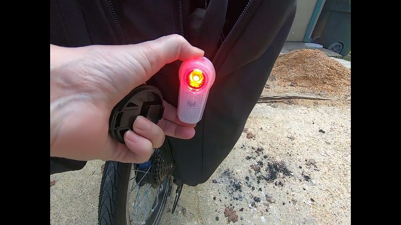 Safety Bike Lights on our Tandem Recumbent Trike (Terratrike Tandem Pro)