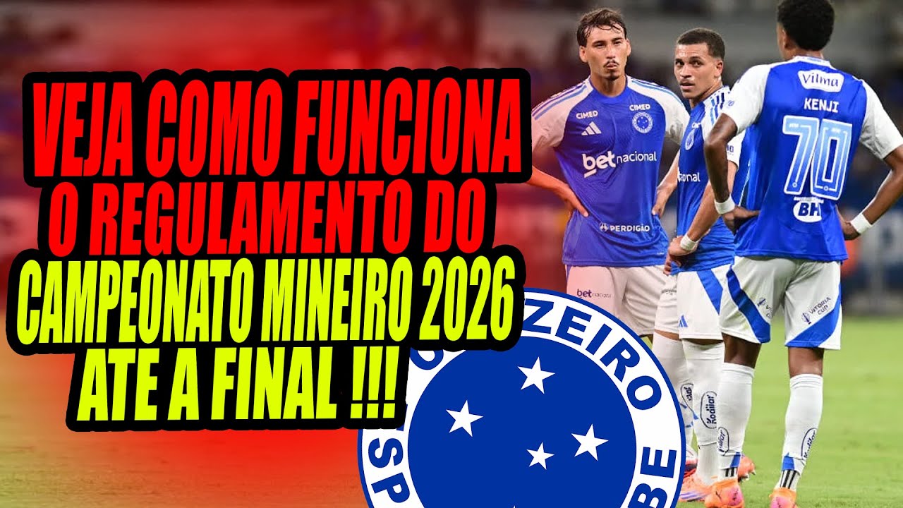 Como funciona o regulamento do Campeonato Mineiro 2026