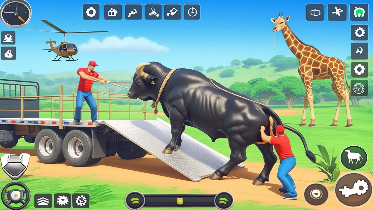 Animal Transporter:cargo truck - Real Zoo Transporter Truck Driving - Android GamePlay