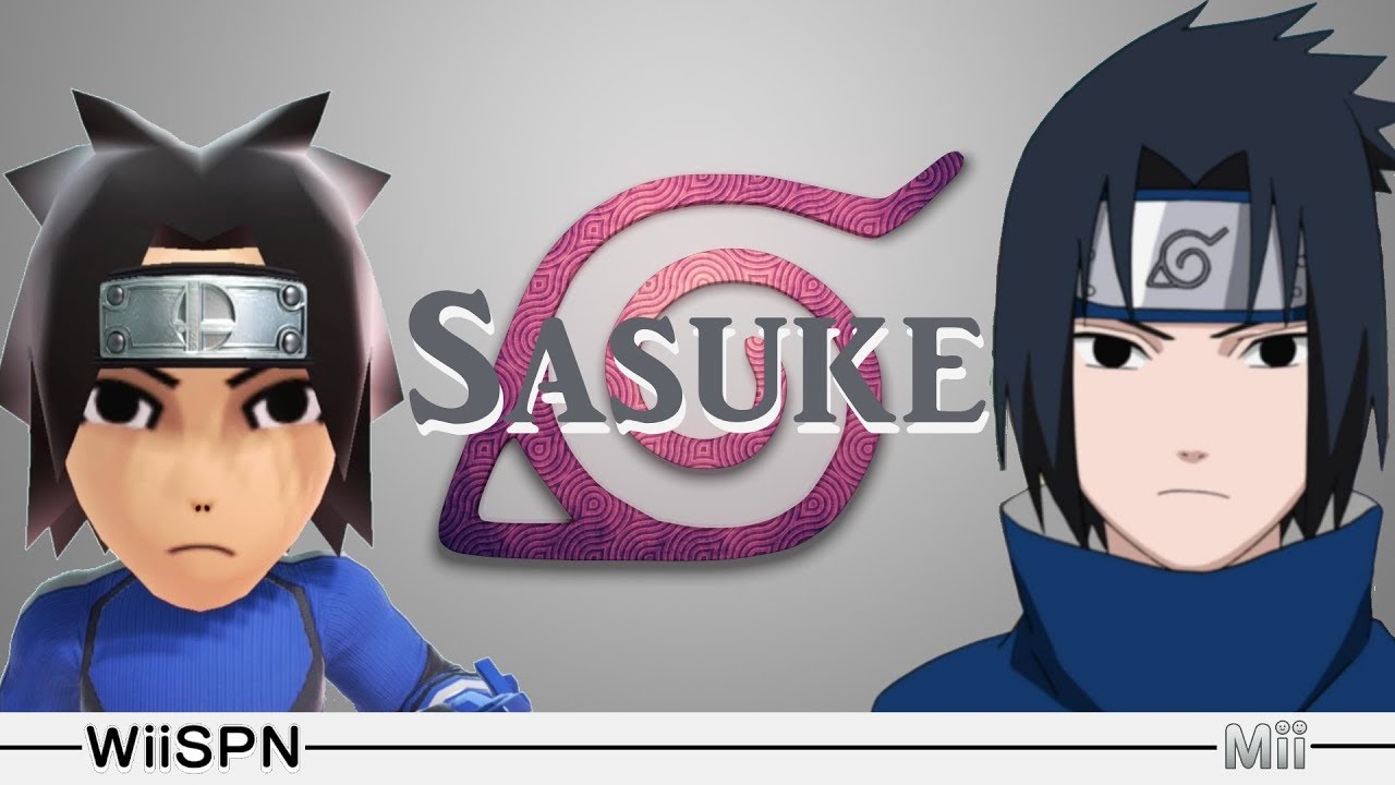 Mii Maker: How To Create Sasuke!