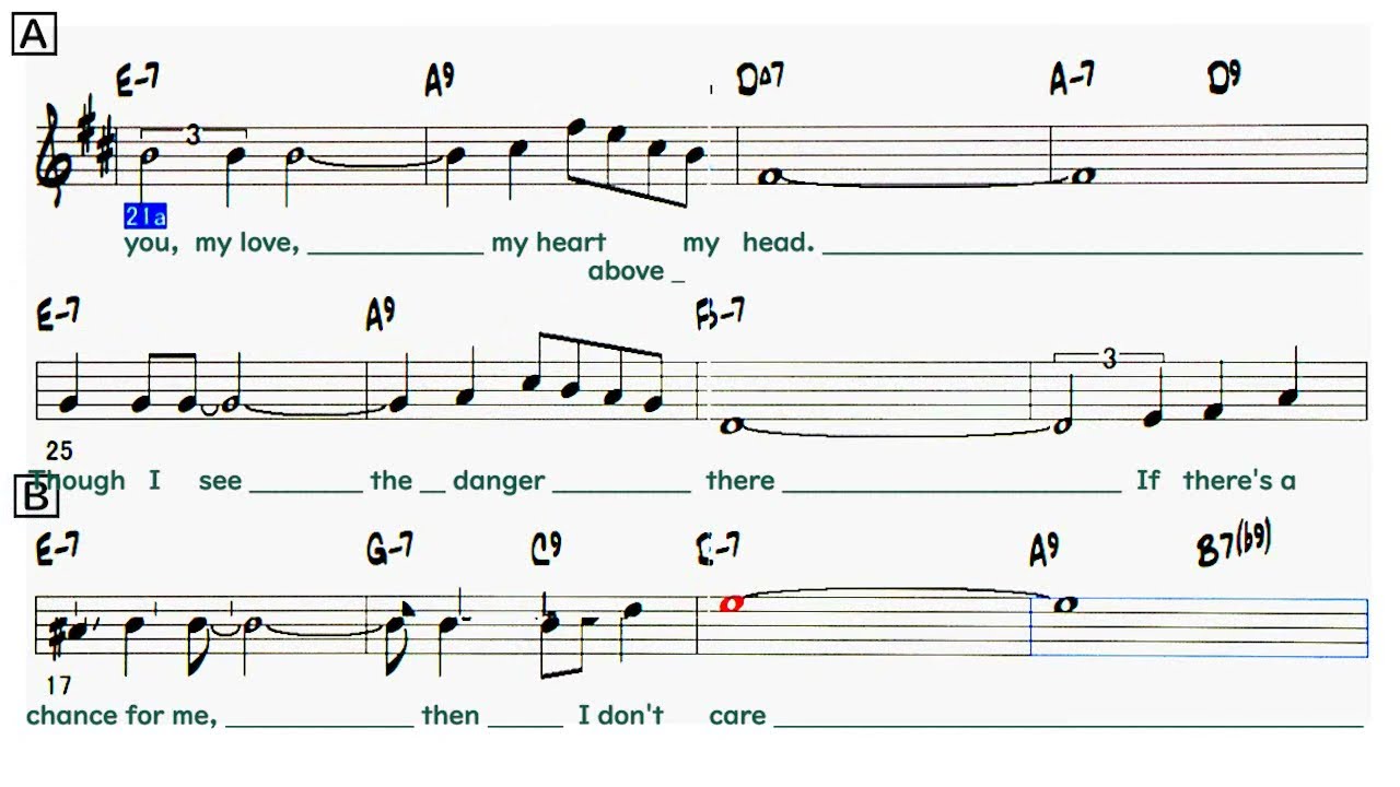 Fools Rush In ( Slow Ballad ) - Sample ( Bb 🎷 )