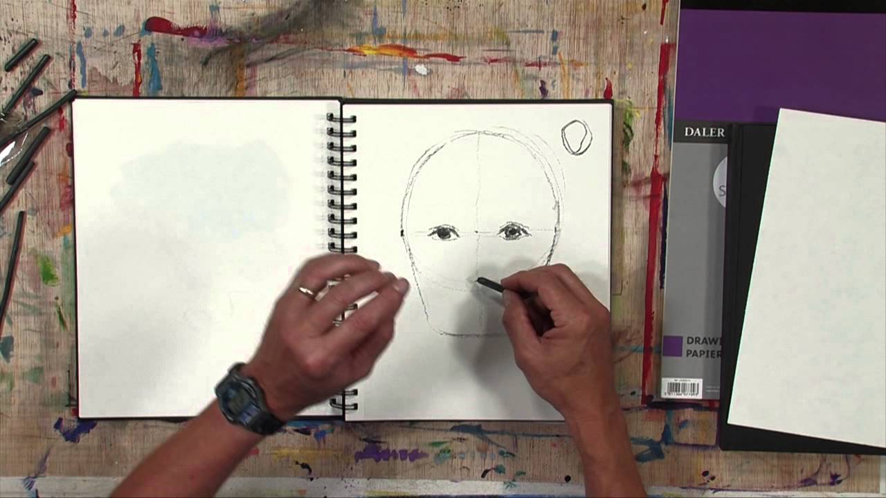Daler-Rowney - Simply Sketching - How to sketch a human face