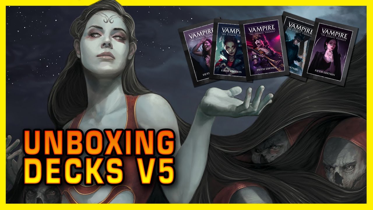 Decks Vampiro A Máscara 5ª Edição | Unboxing VTES