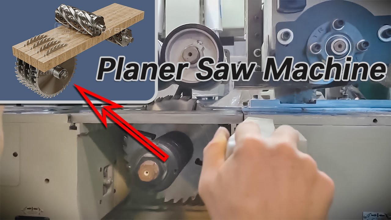 Wood Planer Moulder and Saw Cutting Combination Machine 2 in 1 Process With High Precision