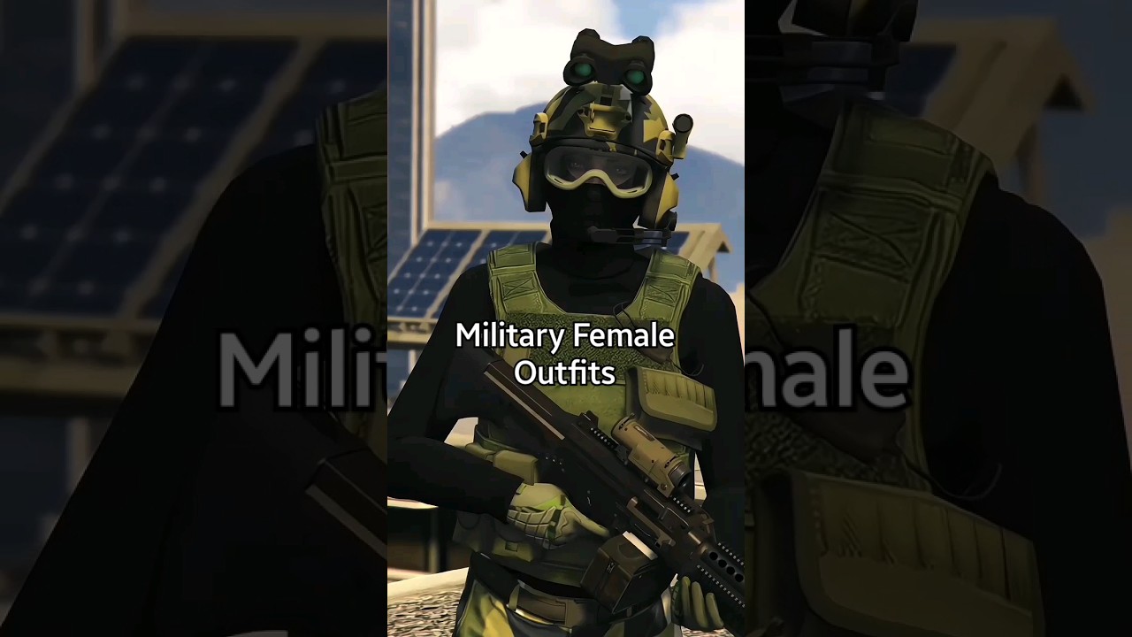 GTA 5 Military Female Outfits #gtaoutfits #gta5 #shorts