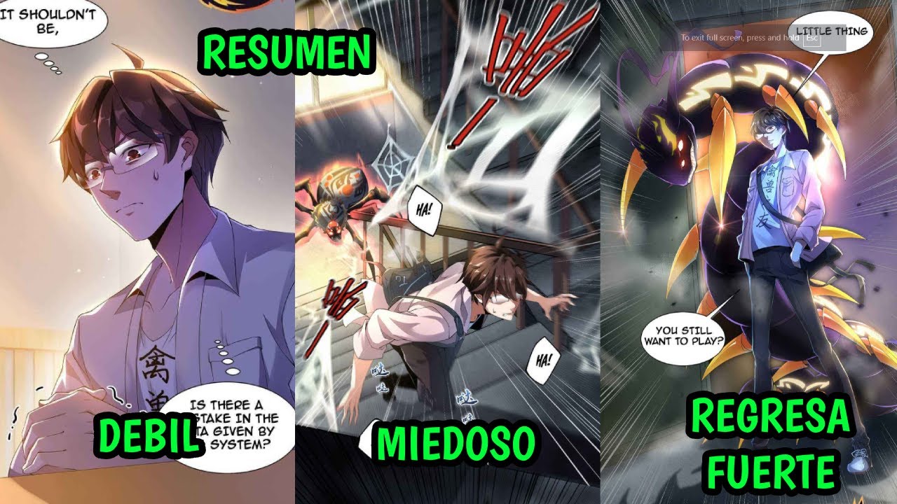 ㊗️ERA DEBIL PERO UN SISTEMA APARECE Y SE CONVIRTIO EN UN MAESTRO DE MOUSTROS RESUMEN