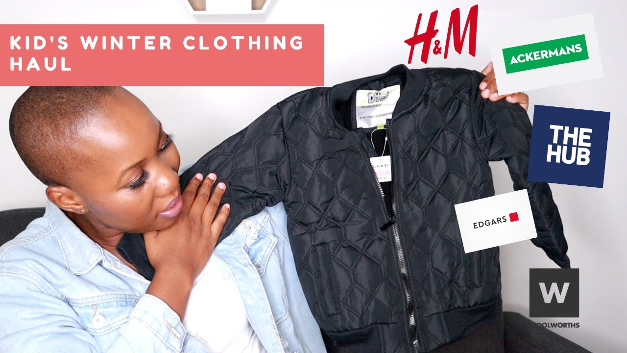 KIDS WINTER CLOTHING HAUL | Ackermans, H&M, Woolworths, The HUB and Edgars