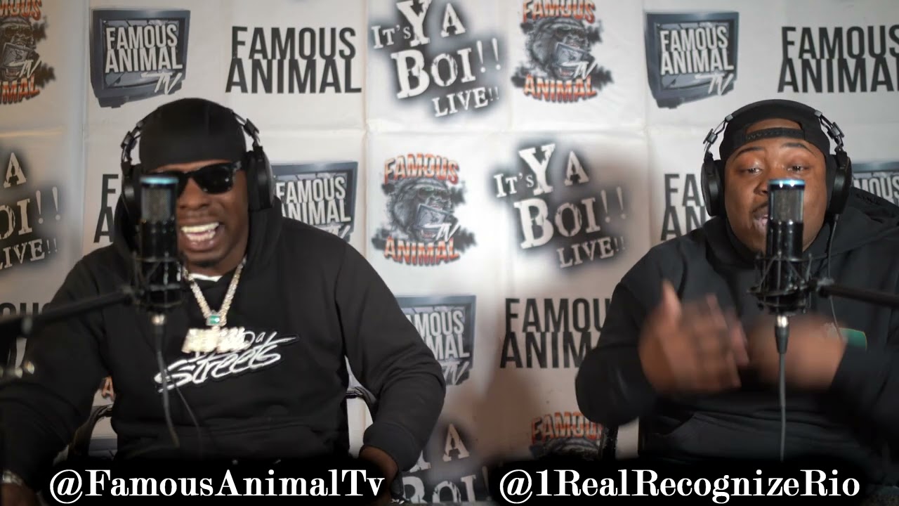 Rio Stops by Drops Hot Freestyle on Famous Animal Tv