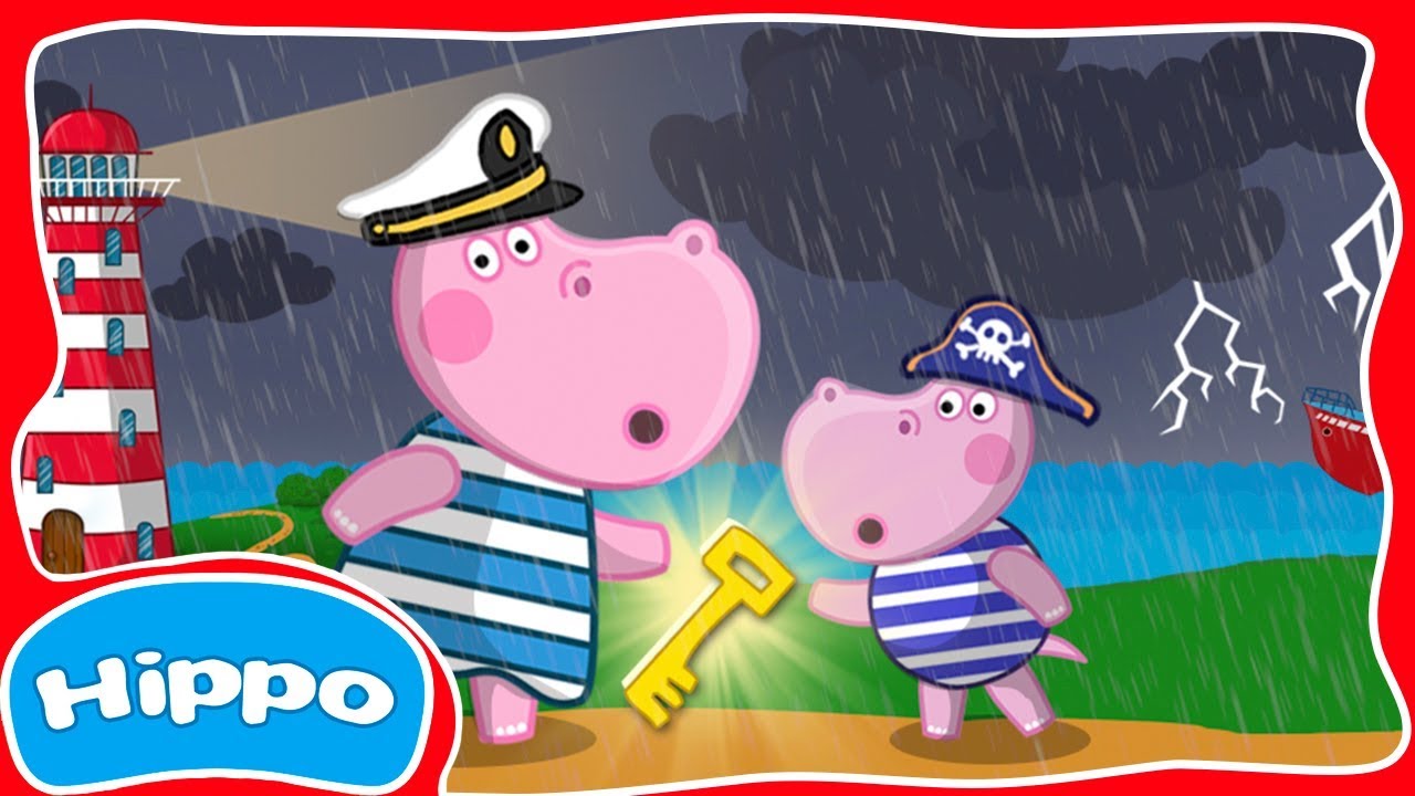 Hippo 🌼 Enigma no vídeo 🌼 Aventuras no antigo farol 🌼 Desenho animado Revisão do Jogo