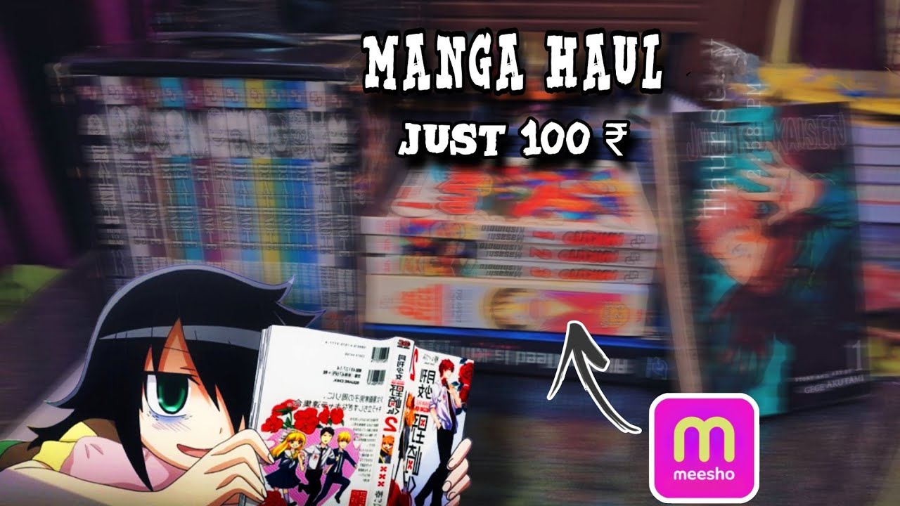 Unboxing Mangas from Meesho📦📚| Budget-Friendly Anime Manga Haul