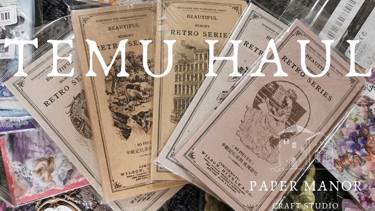 ASMR Temu Treasure Trove: Unboxing Retro Memories for Scrapbook Sorcery