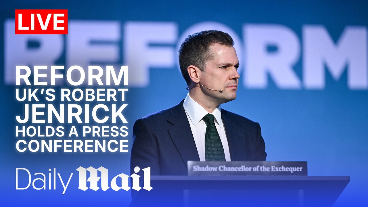LIVE | Reform UK&rsquo;s Robert Jenrick holds a press conference