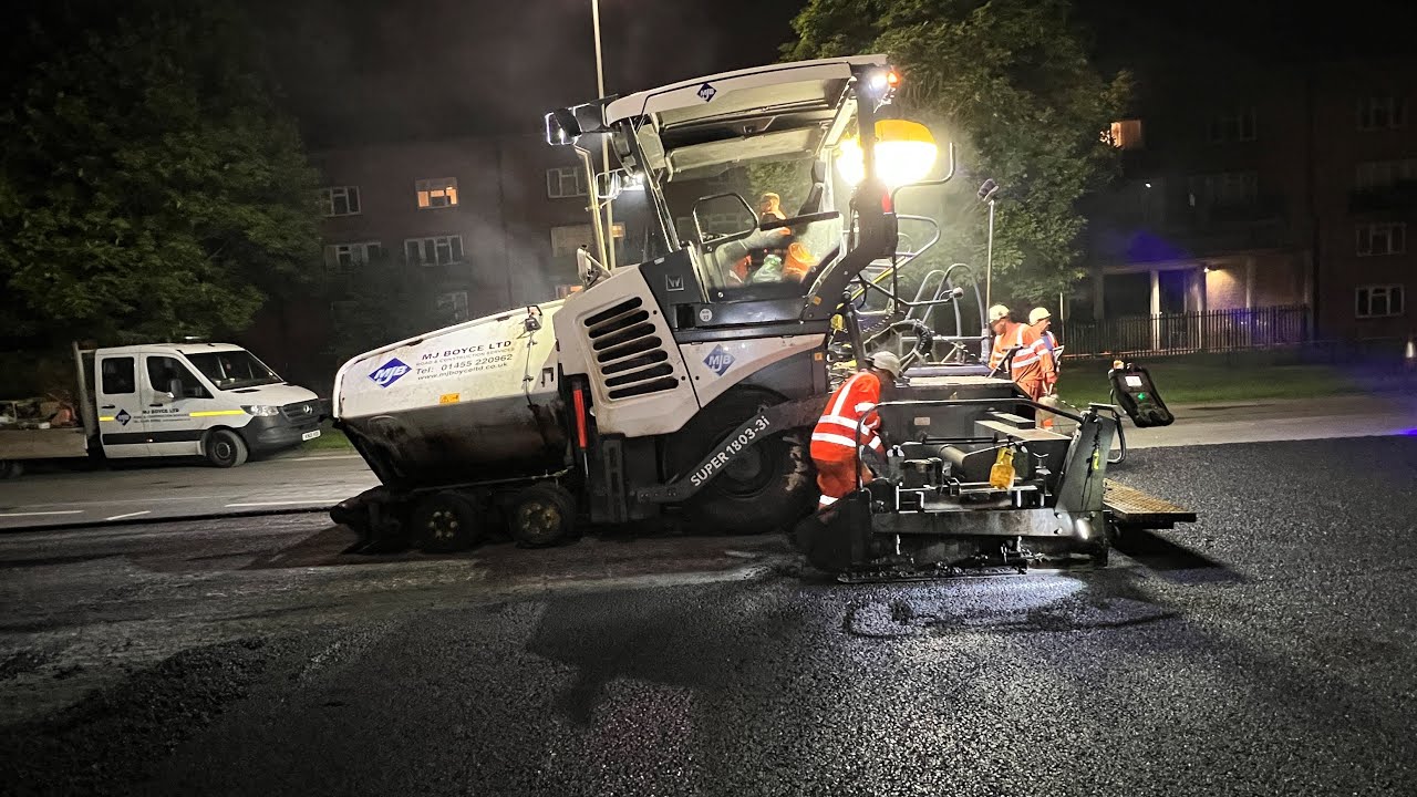 Resurfacing Works-A4013 Princess Elizabeth Way Night 1-Part 3