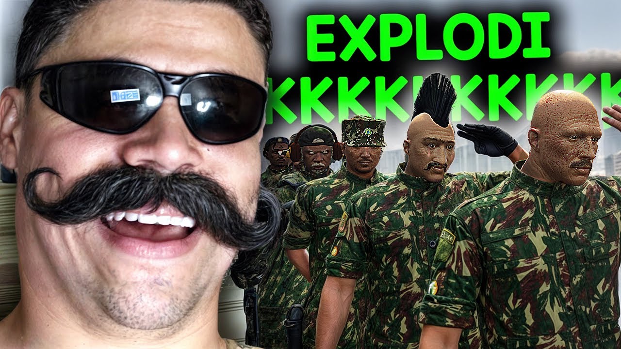 Explodi o EXERCITO INTEIRO no GTA RP!
