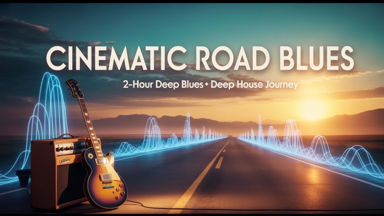 ROAD BLUES &mdash; 2-Hour Blues &times; Deep House Fusion | Soulful Analog Journey