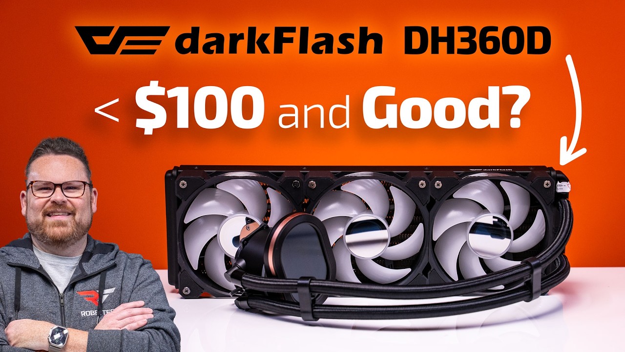 Budget AIO with a Screen?  Darkflash DH360D Liquid Cooler Review 2025