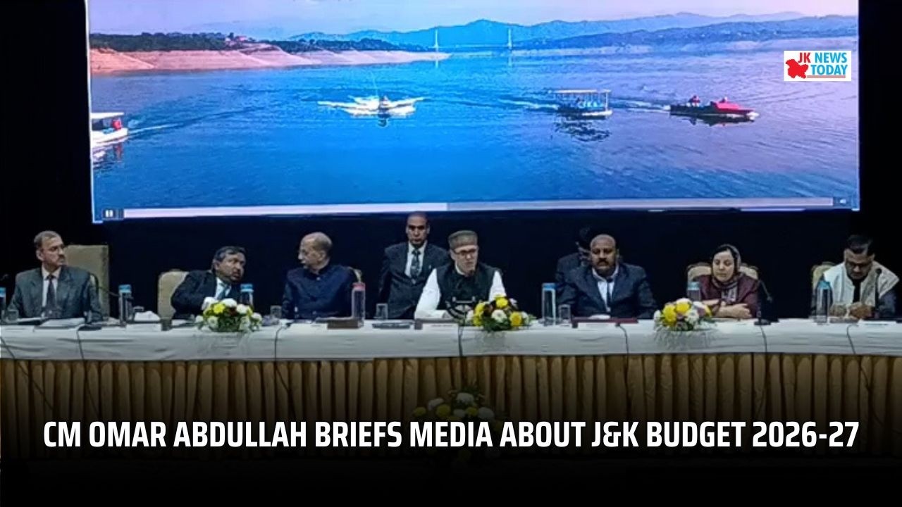 CM Omar Abdullah briefs media about J&K Budget 2026-27 | JK News Today