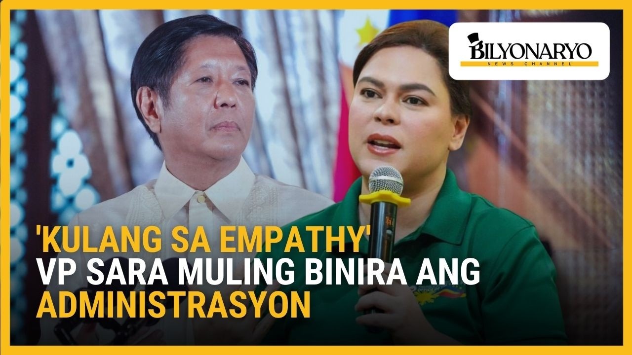 VP Sara, binatikos ang administrasyong Marcos; 'Kulang sa simpatya at empathy' sa publiko | Agenda