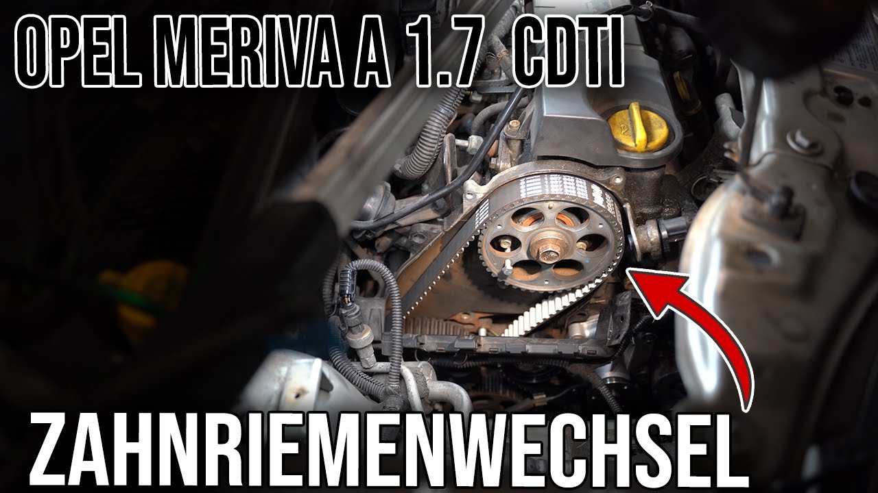 Opel Meriva A 1.7 CDTI - Zahnriemenwechsel