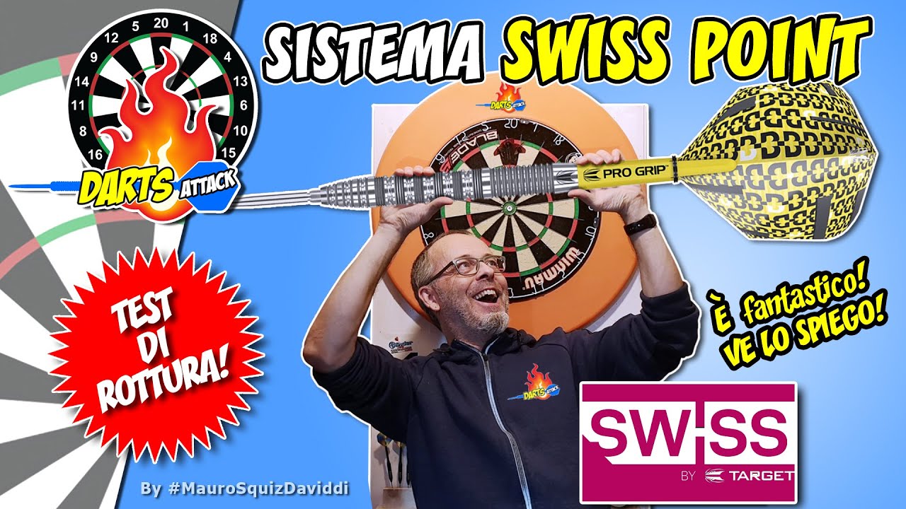 Freccette: sistema Swiss Point Target. Ve lo piego ed eseguo un test di rottura