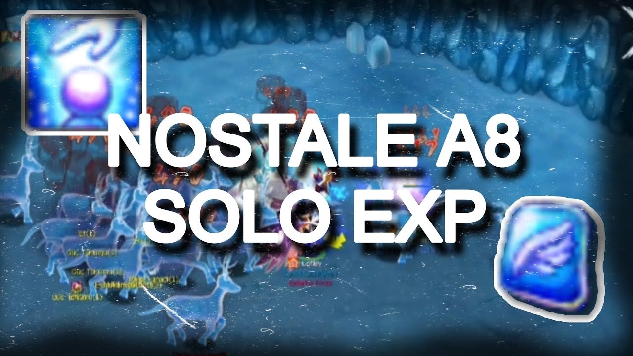 NosTale A8 Solo Exp | Road Archer to c80(sp7)| lce Dungeon Map c77-c80