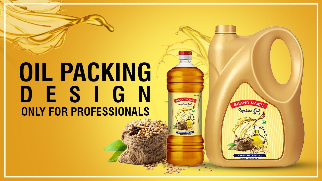 Oil Label Design | Food Product Packaging Design Ideas | product packaging design