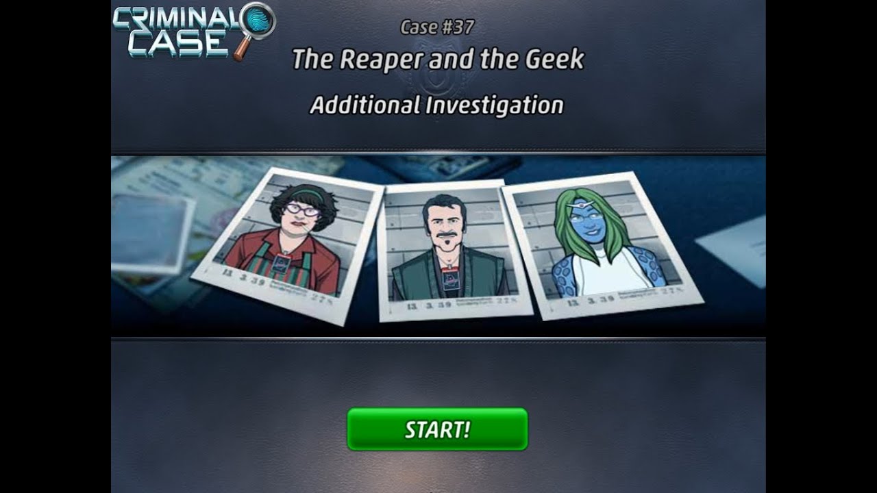 [UNIVERSITY] Criminal Case - Case #37 - Additional Investigation