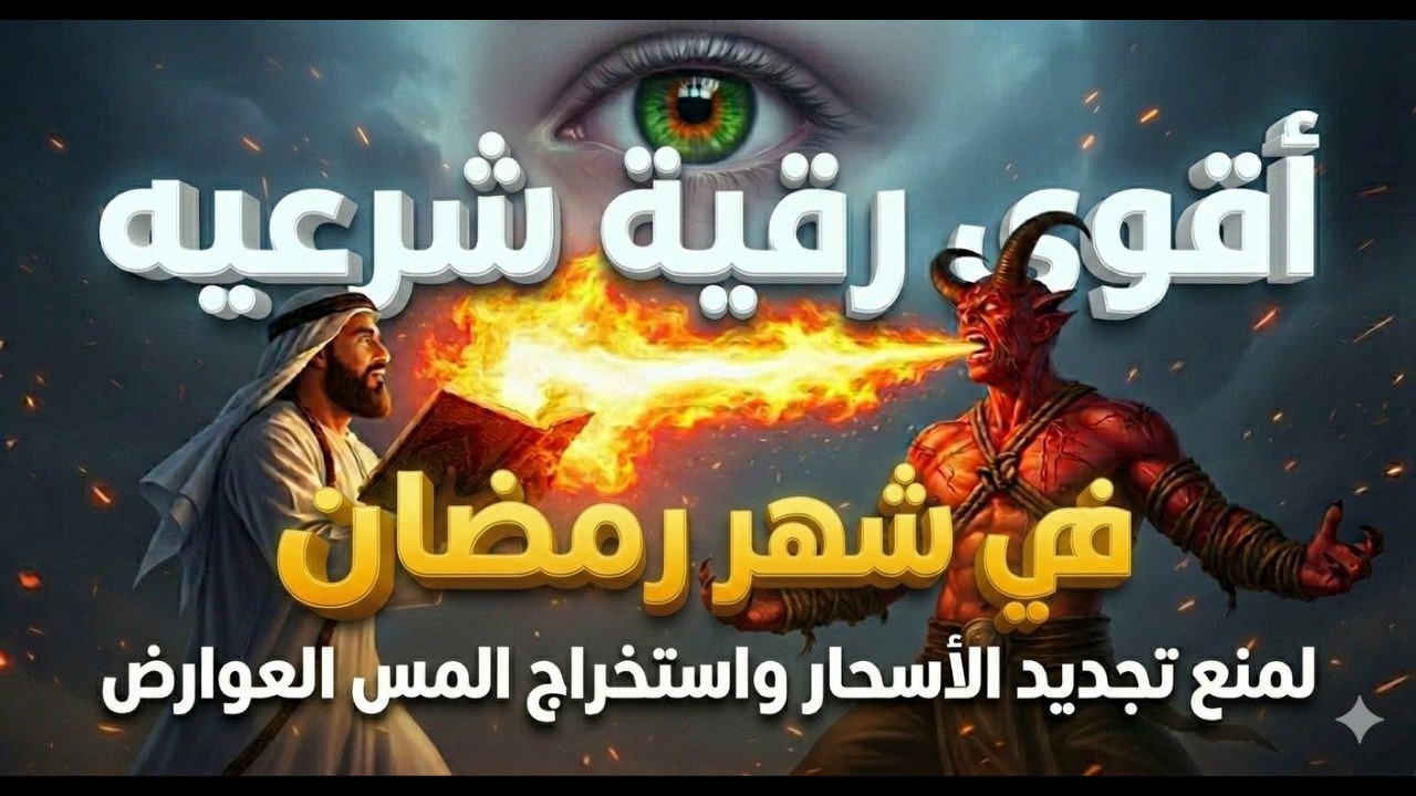شاهد خروج الحسد والعين والهم والغم والأمراض من جسمك بعد سماع لهذا الحرز المبارك- وراقب النتيجة
