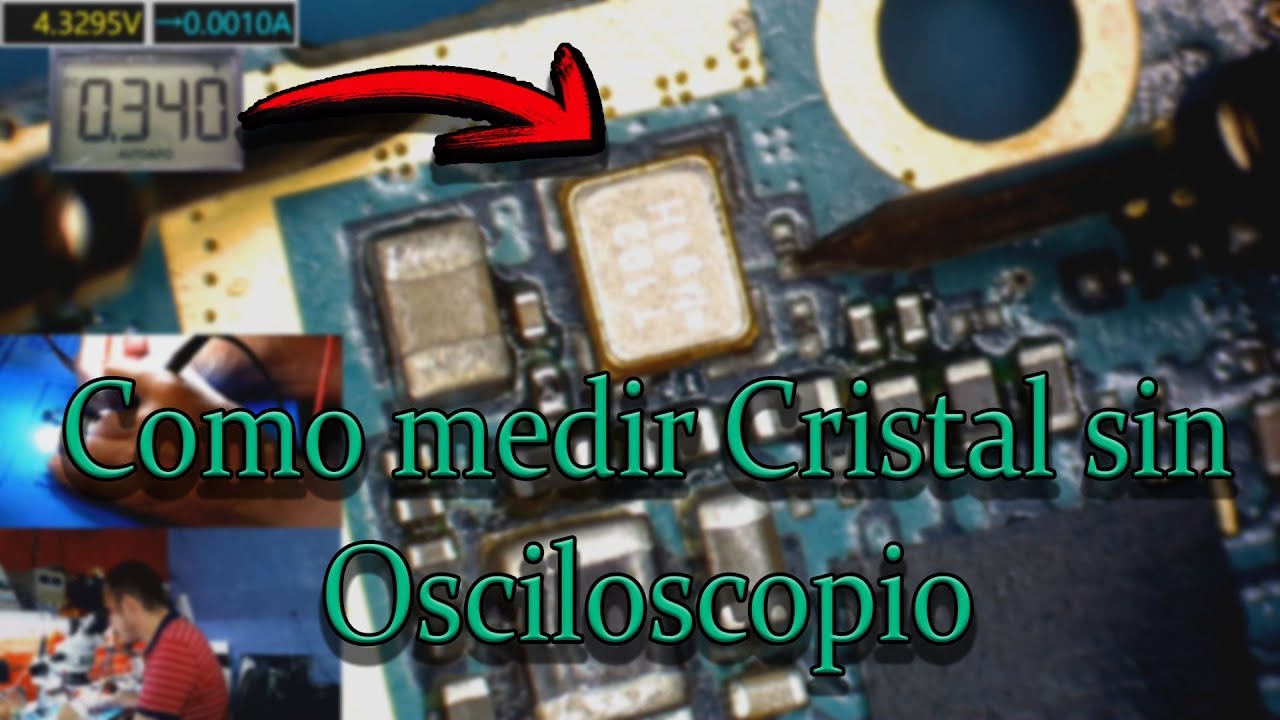 Pongo en practica mis cursos... como medir cristal sin osciloscopio!!
