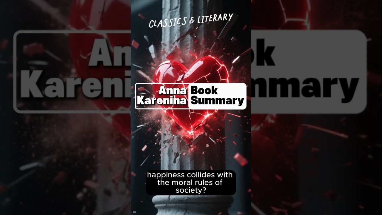 A downer but amazing | Anna Karenina Explained in 40 Seconds | Love, Society, and Moral Conflict