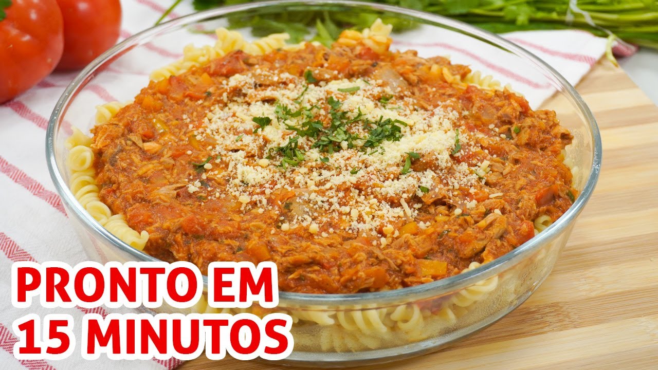 Macarr&atilde;o com Molho de Atum | Receita